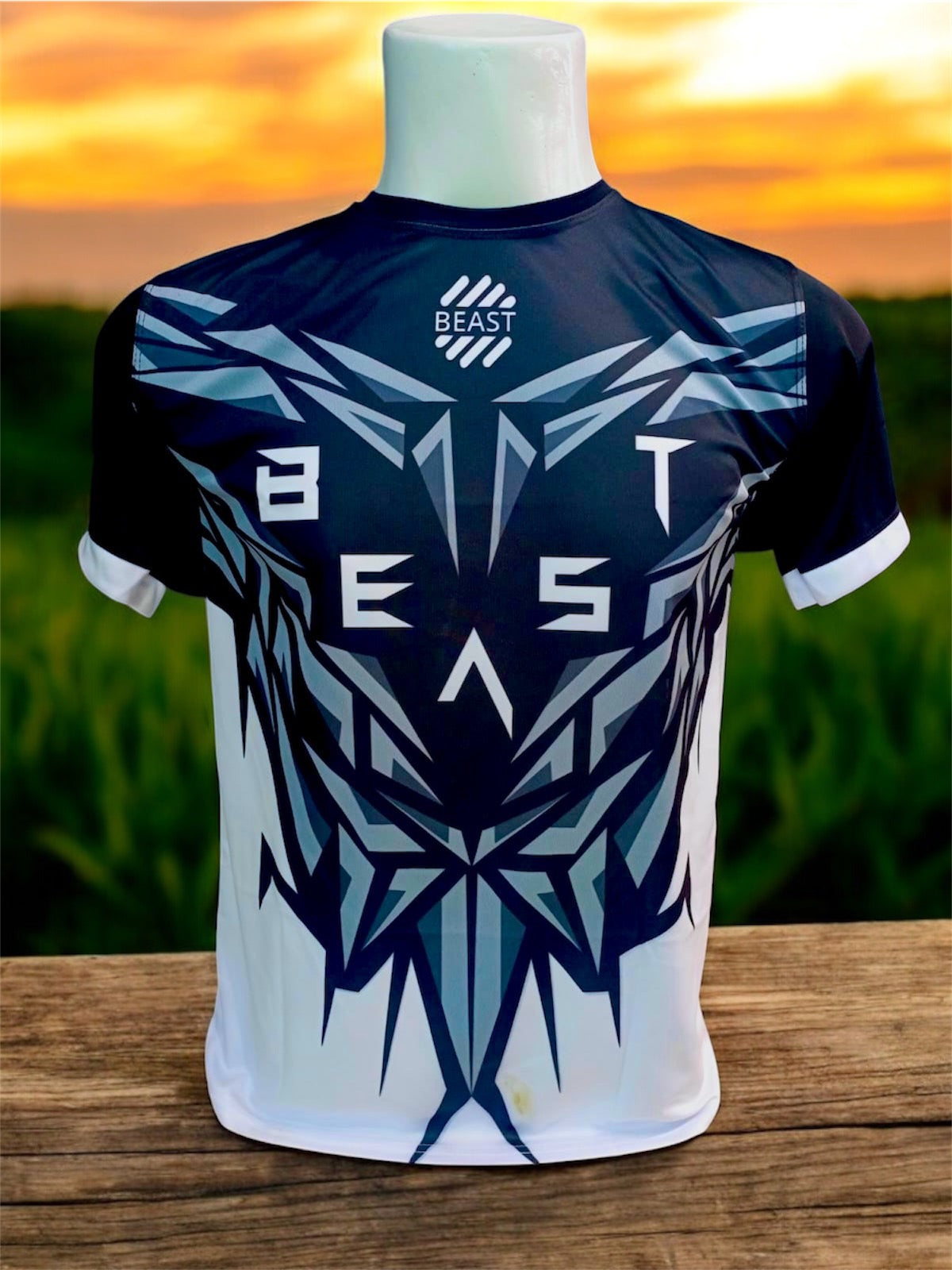 Beast Black & White T shirt