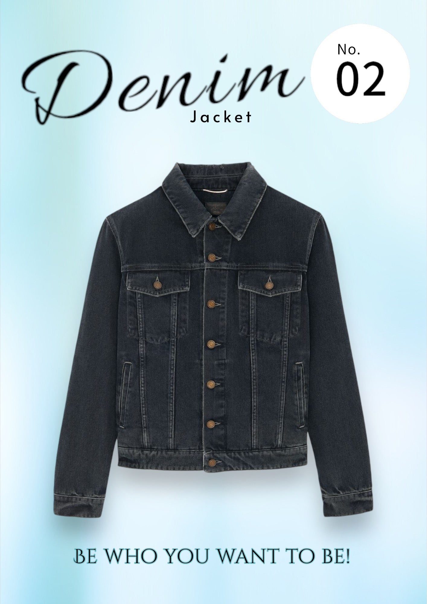 Denim Premium  Fur Jacket