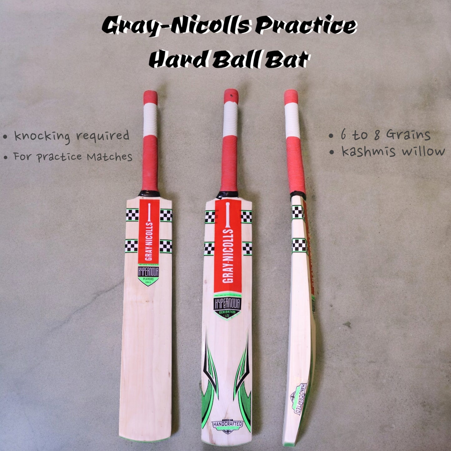 GrayNicolls Practice Hard Ball Bat