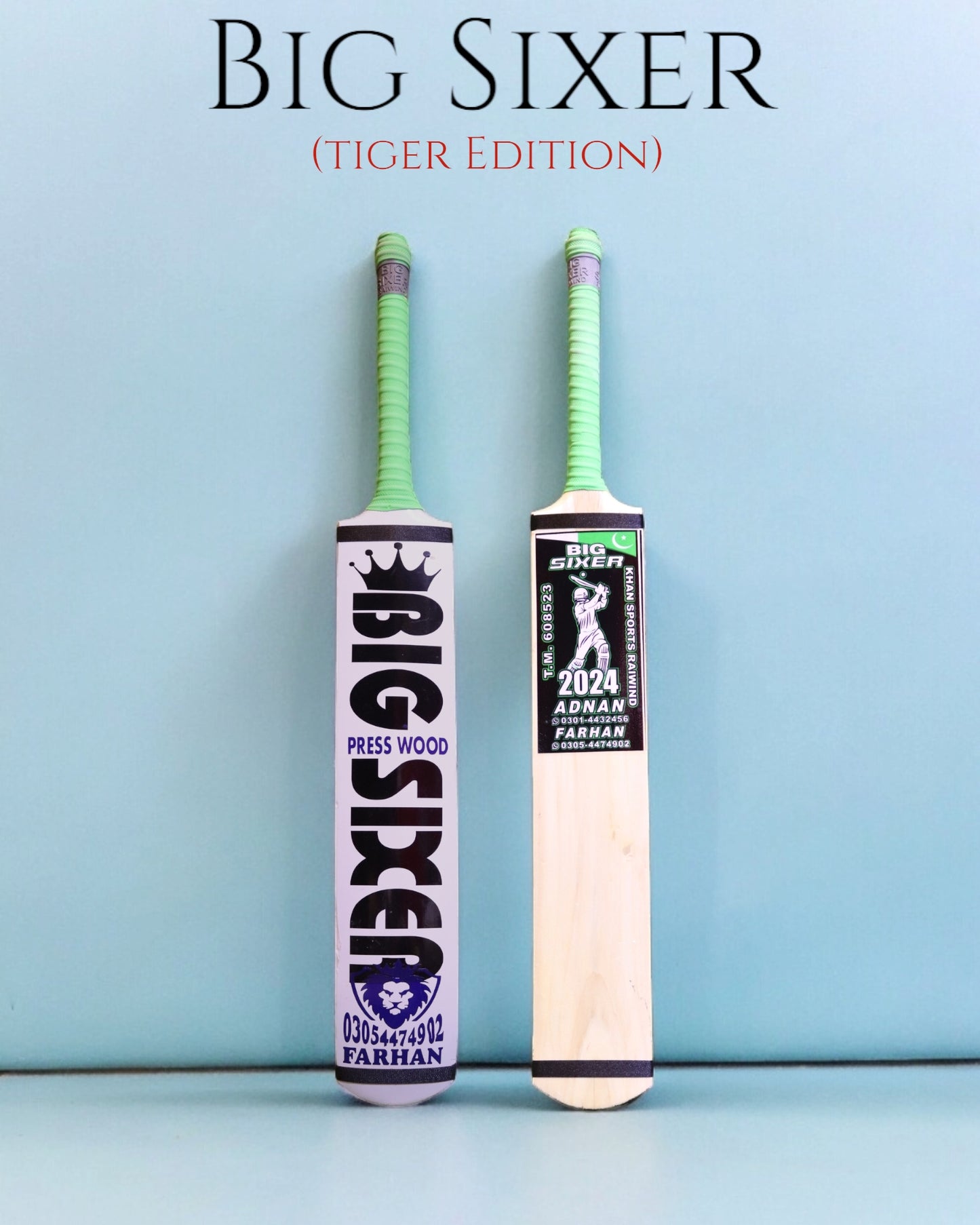 Big Sixer Tiger Edition Rawalakot Bat