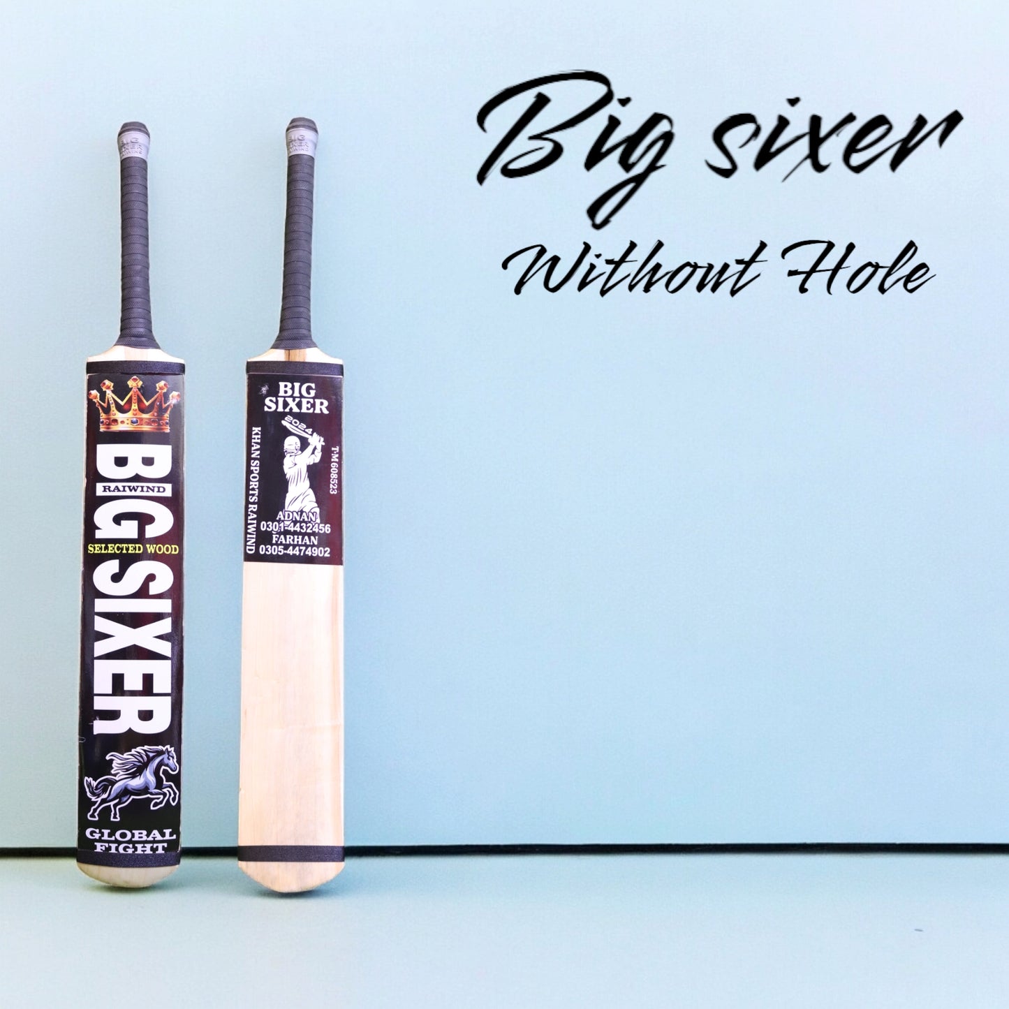 Big Sixer Global Flight  Rawalakot Bat Without Hole